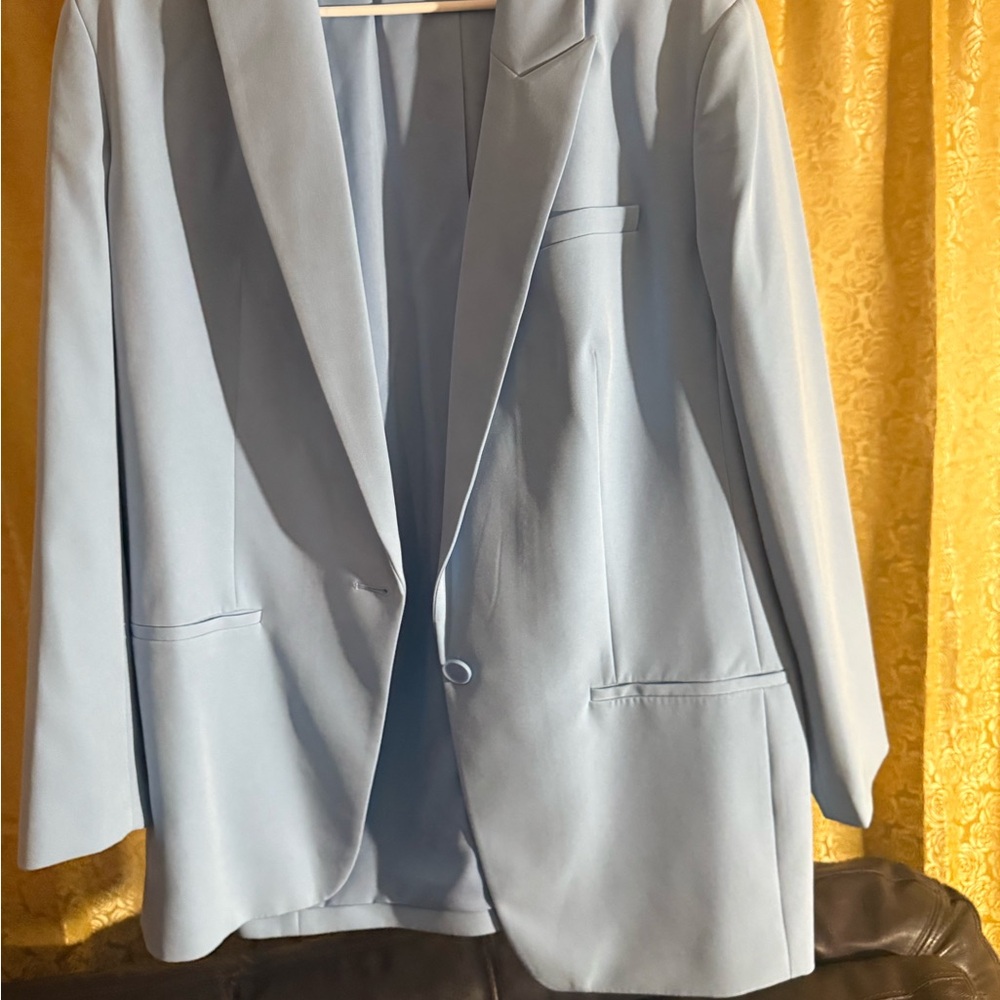 Express Light Blue Blazer
